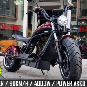 CityTwister 6.0 MAX DUO 80 km/h E-Motorrad Elektromotorrad 4000W