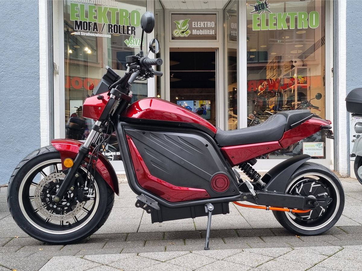 CityTwister 6.0 PRO E-Motorrad in der 125er Klasse 110km/h 5000W 100Ah Li Akku – Bild 3