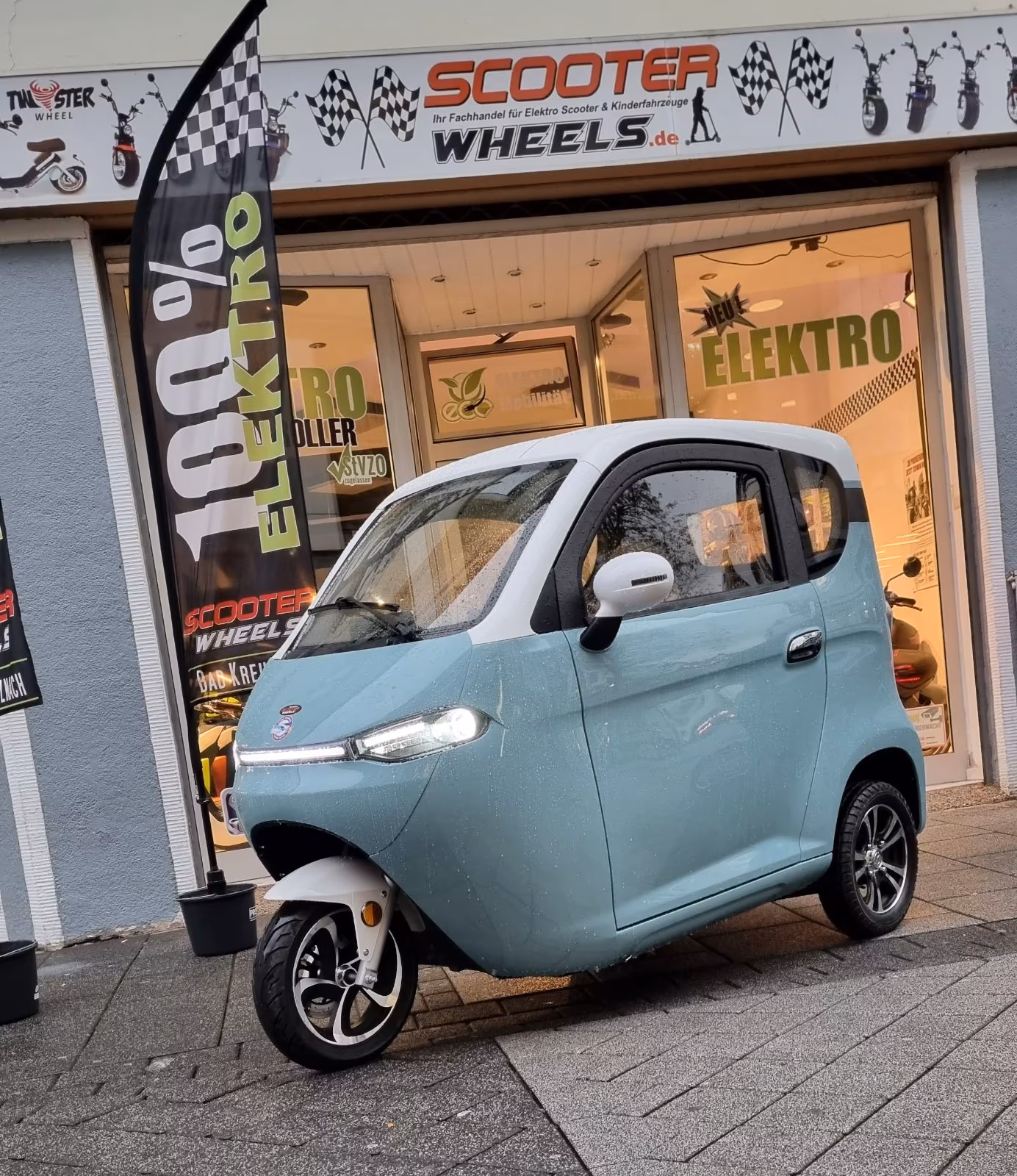 Microcar Blue 3.0 | Blei-Gel-Akku | 80 km Reichweite – Bild 2