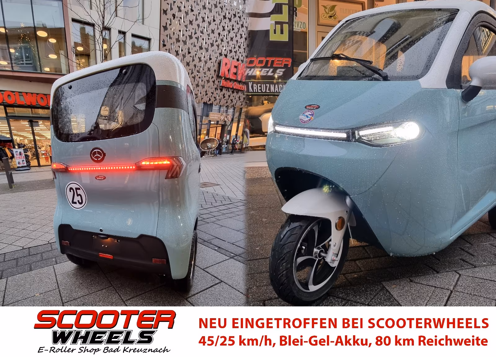 Microcar Blue 3.0 | Blei-Gel-Akku | 80 km Reichweite – Bild 13