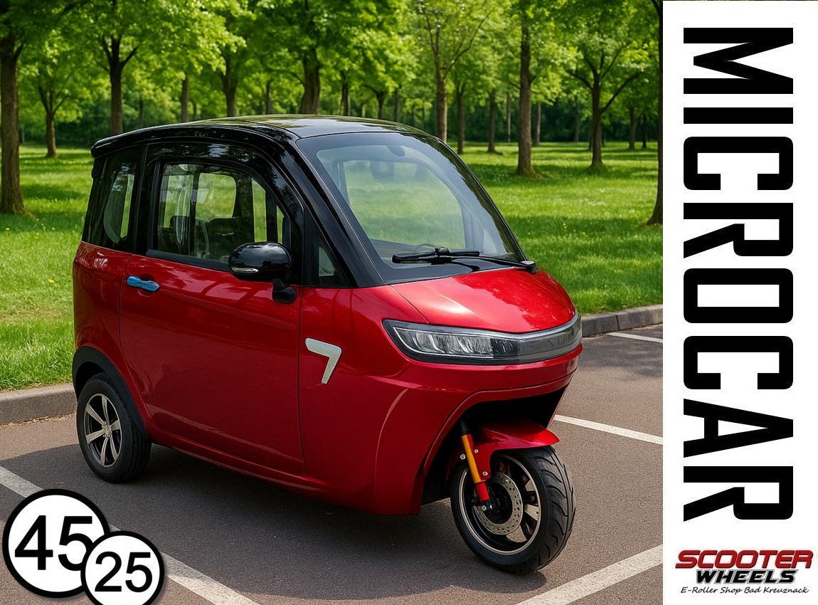 Deluxe Kabinenroller Miniflitzer Elektroroller Mopedauto L3B Microcar – Bild 2