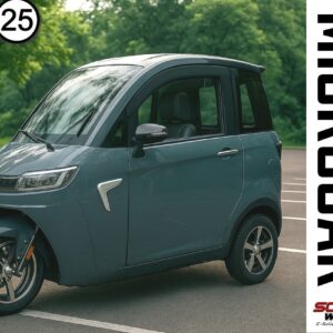 Deluxe Kabinenroller Miniflitzer Elektroroller Mopedauto L3B Microcar 60V / 58ah Blei-Gel Akku