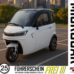 Deluxe Kabinenroller Miniflitzer Elektroroller Mopedauto L3B Microcar