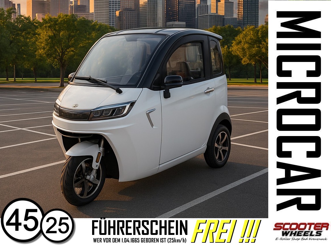 Deluxe Kabinenroller Miniflitzer Elektroroller Mopedauto L3B Microcar