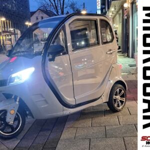 Kabinenroller Cruise Microcar 25/45 km/h Elektroauto Mopedauto 60V/60ah Li-Akku