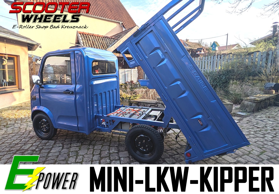 E-LKW KIPPER  PRITSCHE CARGO VOLT W24 3KW 80AH AKKU – Bild 2