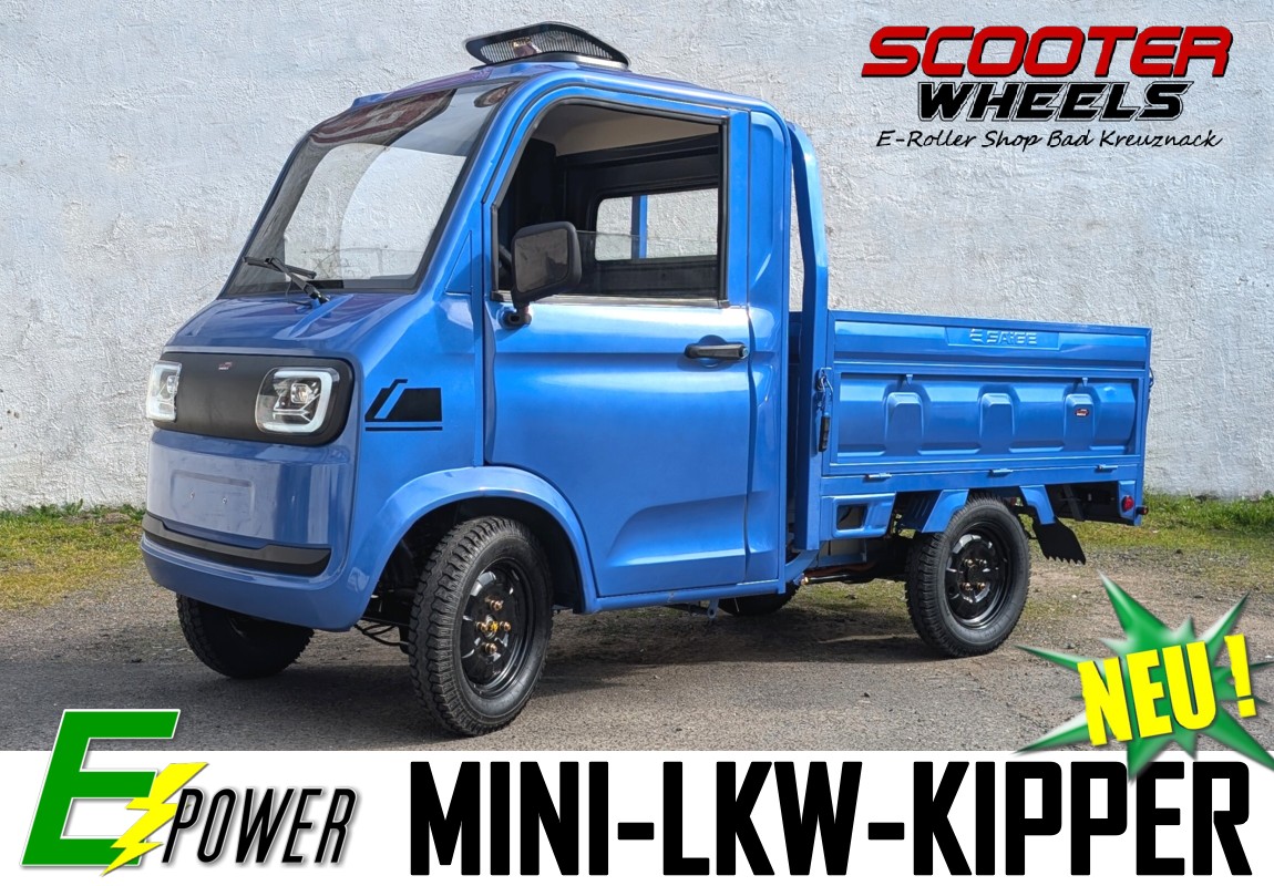 E-LKW KIPPER  PRITSCHE CARGO VOLT W24 3KW 80AH AKKU – Bild 4