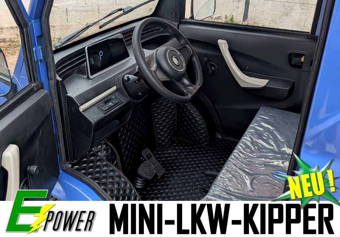 E-LKW KIPPER  PRITSCHE CARGO VOLT W24 3KW 80AH AKKU – Bild 5