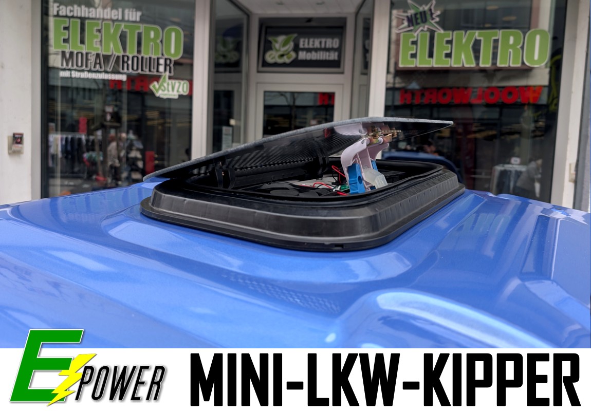 E-LKW KIPPER  PRITSCHE CARGO VOLT W24 3KW 80AH AKKU – Bild 7