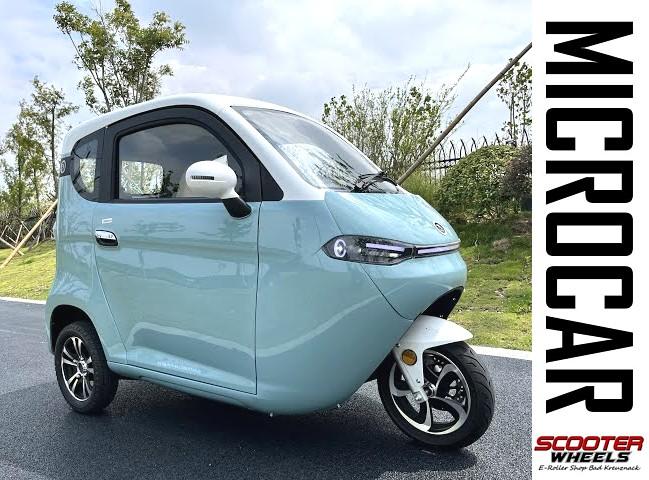 Microcar Blue 3.0 | Blei-Gel-Akku | 80 km Reichweite