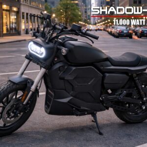 E-Motorrad Elektromotorrad CityTwister SHADOW-PRO 11000W / 72V / 117ah / 120 km/h  Ladesäulen IEC Typ 2 Stecker (Kopie)